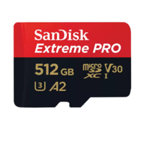 SanDisk Sandisk microsd extreme pro kártya 512gb, 200/140 mb/s, a2 c10 v30 uhs-i u3 (214507)