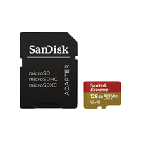 SanDisk Sandisk microsd extreme kártya 128gb, 190/90 mb/s, a2 c10 v30 uhs-i u3 (121586)