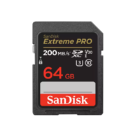 SanDisk Sandisk sdxc extreme pro kártya 64gb, 200/90 mb/s , uhs-i, class 10, u3, v30 (121595)