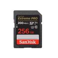 SanDisk Sandisk sdxc extreme pro kártya 256gb, 200/140 mb/s , uhs-i, class 10, u3, v30 (121597)