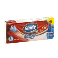 Sindy Sindy classic papír zsebkendő 100db 3 rétegű