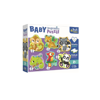 Trefl Egzotikus állatok 6 az 1-ben Baby Progressiv puzzle - Trefl