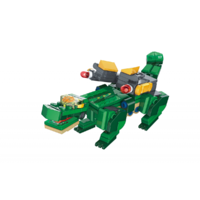 QMAN Csoda Kocka: Krokodil nehéz tüzérséggel | 142 db építőkocka | lego-kompatibilis építőjáték | QMAN 41217