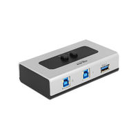 Delock Delock 2 portos manuális, kétirányú USB 3.0-kapcsoló