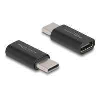 Delock Adapter SuperSpeed USB 10 Gb/s (USB 3.2 Gen 2) USB Type-C dugasz-alj portkímélő fekete