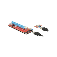 Delock Delock Bővítőkártya PCI Express x1 > PCI Express x16, 60 cm-es USB-kábellel