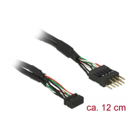 Delock Delock Kábel USB 2.0-s csatlakozóhüvellyel, 2,00 mm, 10 tu > USB 2.0-s csatlakozódugó, 2,54 mm, 10 t