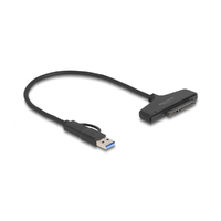  Delock USB - SATA 6 Gb/s átalakító USB Type-C vagy A-típusú USB konnektorral