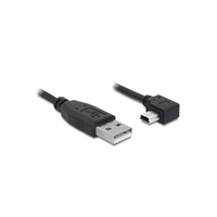 Delock Delock USB 2.0-A apa - USB mini-B 5 tűs hajlított apa átalakító kábel, 2m