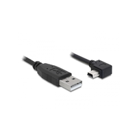 Delock Delock USB 2.0-A apa - USB mini-B 5 tűs könyök apa átalakító kábel, 3m