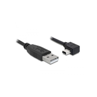 Delock Delock USB 2.0-A apa - USB mini-B 5 tűs hajlított apa átalakító kábel, 0,5m