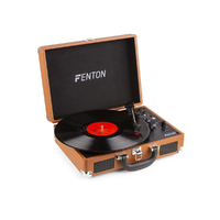 Fenton Fenton RP115F Kofferes bakelit lemezjátszó, beépített hangszóróval (Bluetooth) - barna