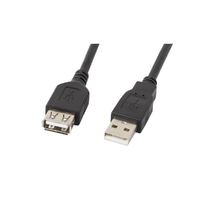LANBERG LANBERG USB-A(M)->USB-B(M) 2.0 kábel 1.8M fekete
