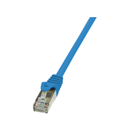 LogiLink LogiLink Patch kábel Econline, Cat.5e, F/UTP, kék, 0,5 m