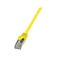 LogiLink LogiLink Patch kábel Econline, Cat.5e, F/UTP, sárga, 1 m
