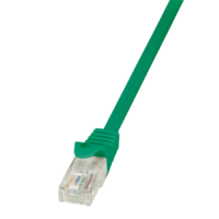 LogiLink LogiLink Patch kábel Econline, Cat.6, U/UTP, zöld, 0,25 m