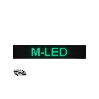 M-LED M-LED ID-16x96G (16x96 cm) BELTÉRI LED fényújság (ZÖLD)
