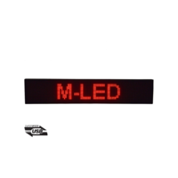 M-LED M-LED ID-16x96R (16x96 cm) BELTÉRI LED fényújság (PIROS)