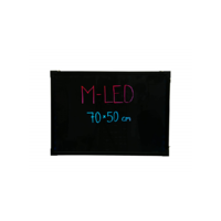 M-LED M-LED LB-70ST Írható LED reklám tábla, STANDARD (70x50 cm) + 1 db filc