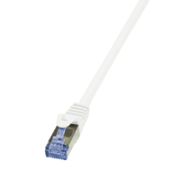 LogiLink Logilink Patch kábel PrimeLine, Cat.7 kábel, S/FTP, fehér, 0,25 m