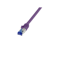 LogiLink Logilink Patch kábel Ultraflex, Cat.6A, S/FTP, lila, 1 m