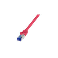 LogiLink Logilink Patch kábel Ultraflex, Cat.6A, S/FTP, piros, 0,25 m