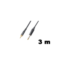 PD Connex PD Connex GX27-3 mono-sztereo jelkábel (6,3 mm Mono Jack - 3,5 mm Sztereo Jack) - (3 m)