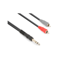 Vonyx Vonyx CX328-1 sztereo jelkábel (6,3 mm Jack - 2x RCA) - (1,5 m)