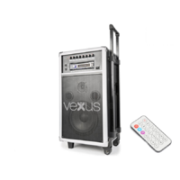 Vonyx Vonyx Vexus ST-110 (8") 250W akkumulátoros hordozható hangfal (1xMik + MP3 + CD)