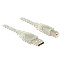 Delock Delock USB 2.0-s kábel A-típusú csatlakozódugóval > USB 2.0-s, B-típusú csatlakozódugóval 1 m