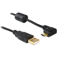 Delock Delock USB-A apa > USB micro-B apa kábel, 90°-ban forgatott bal/jobb