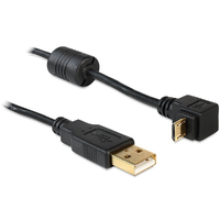 Delock Delock USB-A apa > USB micro-B apa kábel, 90°-ban forgatott fel/le