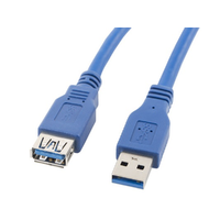 LANBERG Lanberg USB 3.0 kék kábel AM-AF kiterjesztés, 3m