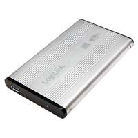 LogiLink LogiLink Szuper gyors USB 3.0 alumínium HDD ház, 2,5" SATA HDD-hez, ezüst