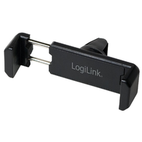 LogiLink LogiLink Autós tartó telefonokhoz, szellőzőrácsra, 360 fokban elforgatható, fekete