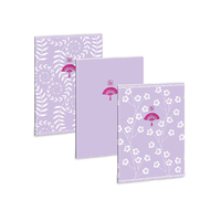 Ars Una Ars Una: Soft Touch Purple Spring extra kapcsos sima füzet A/4