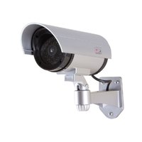 LogiLink LogiLink Dummy Security Camera with Red Flashing Light, Silver