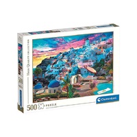 Clementoni Kilátás Santorini szigetén HQC puzzle 500db-os - Clementoni