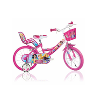 Dino Bikes Princess rózsaszín gyerek bicikli 16-os méretben - Dino Bikes kerékpár