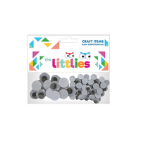 Luna The Littlies: Műanyag szemek 40 db-os szett 20x15mm és 20x20mm-es méretben