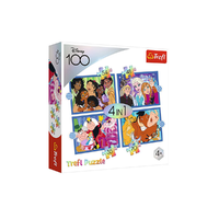 Trefl Boldog Disney családok 4az1-ben puzzle - Trefl