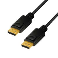 LogiLink Logilink DisplayPort kábel, DP/M-DP/M, 8K/60 Hz, fekete, 1 m