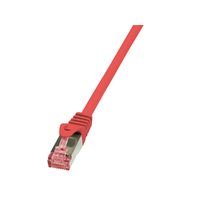 LogiLink LogiLink Patch kábel PrimeLine, Cat.6, S/FTP, piros, 0,5 m