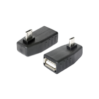 Delock Delock adapter USB micro-B apa > USB 2.0-A anya, OTG, 90 -ban forgatott