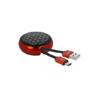 Delock Delock USB 2.0 behúzható kábel A-típusú USB-C fekete / piros