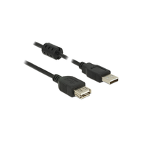 Delock Delock USB 2.0-s bővítőkábel A-típusú csatlakozódugóval > USB 2.0-s, A-típusú csatlakozóhüvellyel, 1