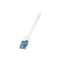 LogiLink Logilink Patch kábel Econline, Cat.6A, U/UTP, fehér, 0,5 m