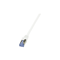 LogiLink Logilink Patch kábel PrimeLine, Cat.7 kábel, S/FTP, fehér, 0,5 m