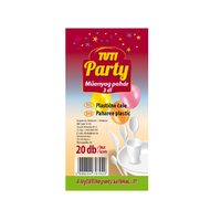 Tuti Tuti party műanyag pohár 3dl 20db-os kiszerelésben