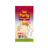 Tuti Tuti party műanyag pohár 5dl 20db-os kiszerelésben